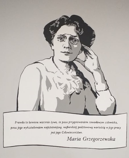 Portret Patronki ZS nr 3 Marii Grzegorzewskiej