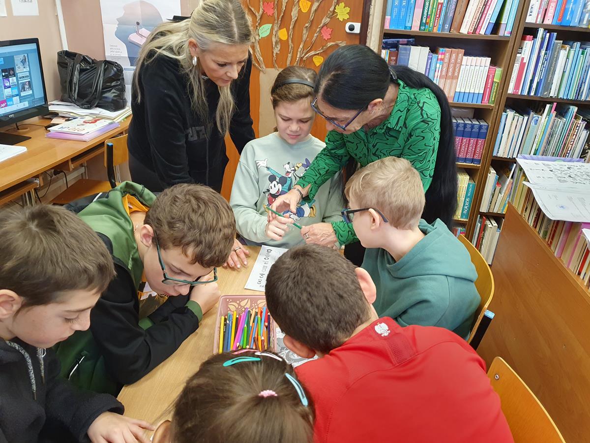 Zajecia w bibliotece z dziećmi